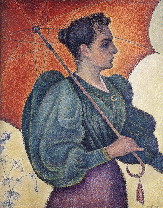 Paul Signac woman with a parasol China oil painting art
